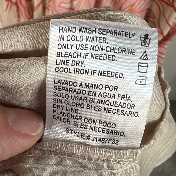 Patrons of Peace Pink and Orange Floral Maxi Dress Size Large - Picture 8 of 8